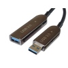 PremiumCord USB 3.2 + 2.0 AOC kabel A/M - A/F 20m