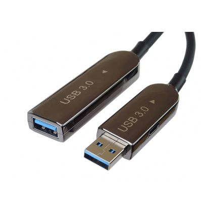 PremiumCord USB 3.2 + 2.0 AOC kabel A/M - A/F 30m