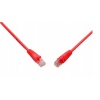 SOLARIX patch kabel CAT5E UTP PVC 0,5m červený