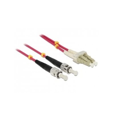 Optický patch cord Duplex LC-ST 50/125 3m MM OM4