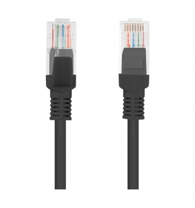 PATCHCORD CAT.5E UTP 20M BLACK FLUKE PASS LANBERG