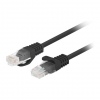 PATCHCORD CAT.5E UTP 7,5 M ČERNÝ FLUKE PASS LANBER