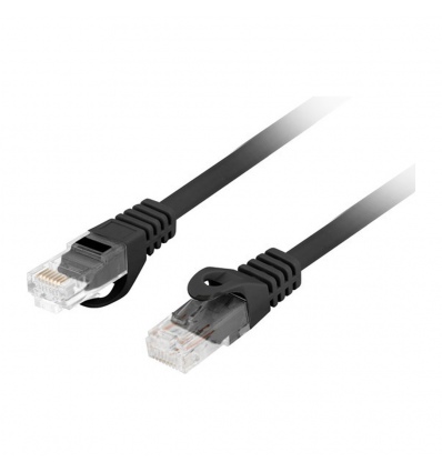 PATCHCORD CAT.6 UTP LSZH CU 0,5M BLACK FLUKE PASS