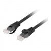 PATCHCORD CAT.6 UTP LSZH CU 3M BLACK FLUKE PASS LA