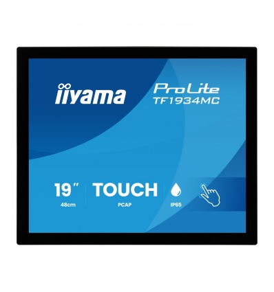 19" iiyama TF1934MC-B8X-SXGA,IPS,350cd,PCAP,IP65,O