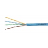 Kabel Cat.6 U/UTP 300MHz AWG24/1 LS0H B2ca-s1a,d1,a1modrý, cívka 500 m