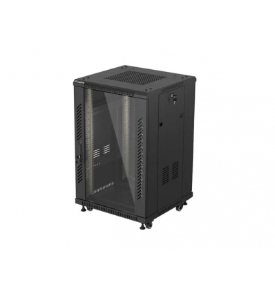 19" SAMOSTATNÁ RACKOVÁ SKŘÍŇ 18U/600×600 (V ROZLOŽ