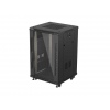 19" SAMOSTATNÁ RACKOVÁ SKŘÍŇ 18U/600×600 (V ROZLOŽ