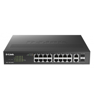D-Link DGS-1100-18PV2 16-port Gigabit PoE+ switch