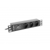 NAPÁJECÍ DISTRIBUČNÍ JEDNOTKA (PDU) 10" LANBERG 1U