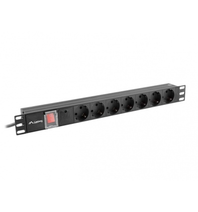 NAPÁJECÍ DISTRIBUČNÍ JEDNOTKA (PDU) 19" LANBERG 1U
