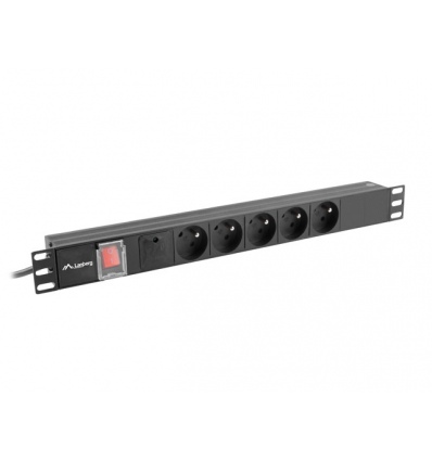 NAPÁJECÍ LIŠTA PDU 19" LANBERG 1U 16A 5X 230V PL 2