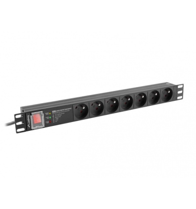 NAPÁJECÍ DISTRIBUČNÍ JEDNOTKA (PDU) PRO 19" LANBER