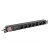 NAPÁJECÍ DISTRIBUČNÍ JEDNOTKA (PDU) PRO 19" LANBER