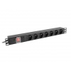 NAPÁJECÍ DISTRIBUČNÍ JEDNOTKA (PDU) 19" LANBERG 1U