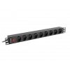 NAPÁJECÍ DISTRIBUČNÍ JEDNOTKA (PDU) 19" LANBERG 1U