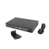 SWITCH LANBERG 16X 100MB POE+/2X 1GB/1X SFP RACK 1