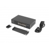 SWITCH LANBERG 8X 100MB POE+/2X 1GB UNMANAGED RACK