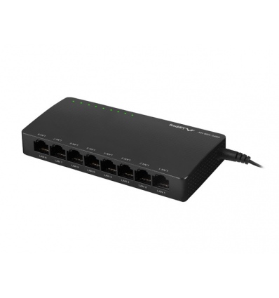 SWITCH LANBERG DSP2-1008-12V 8X 1GB/S UNMANAGED GI