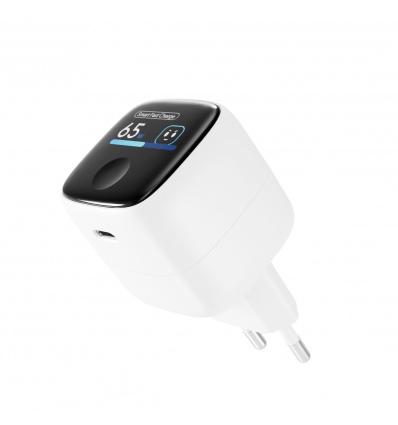 Epico UltraBoost GaN 65W Smart Display AVS mikro síťový adaptér EA65d