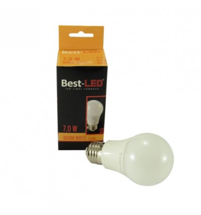 BEST LED ŽÁROVKA E27, 240V 7W, WW TEPLÁ (ZA 50W)