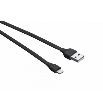 TRUST Flat Lightning Cable 1m - black