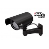 iGET HGDOA5666 - atrapa/maketa bezpečnostní CCTV kamery, blikající črv. LED,4x nálepka CCTV varování