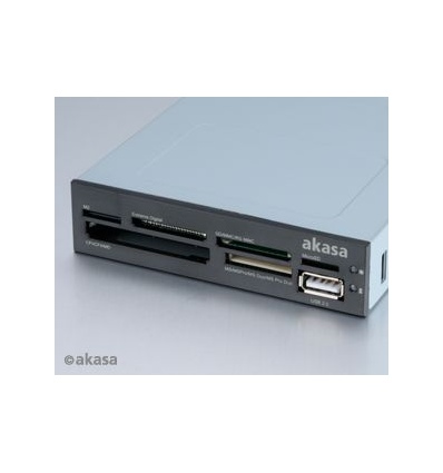 AKASA int. USB 2.0 interní čtečka karet + USB 2.0