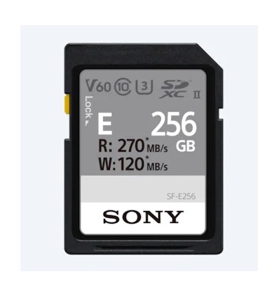 SONY SFE256/SDXC/256GB/270MBps/UHS-II U3 / Class 10