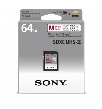 SONY SF64M/SD/64GB/260MBps/UHS-I U3 / Class 10