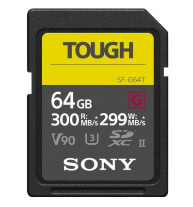 SONY SF64TG/SDXC/64GB/300MBps/UHS-II U3 / Class 10