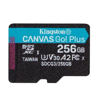 Kingston Canvas Go Plus A2/micro SDXC/256GB/170MBps/UHS-I U3 / Class 10