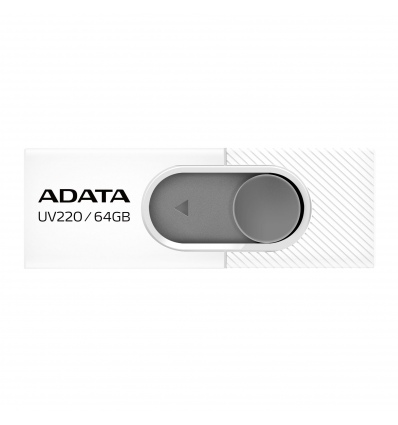 ADATA UV220/64GB/USB 2.0/USB-A/Bílá