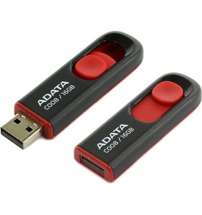 ADATA C008/16GB/USB 2.0/USB-A/Červená