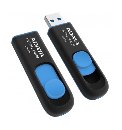 ADATA UV128/64GB/40MBps/USB 3.0/USB-A/Modrá