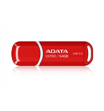 ADATA UV150/64GB/100MBps/USB 3.0/USB-A/Červená