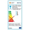 Solight LED stropní světlo Wave, 30W, 2300lm, stmívatelné, změna chromatičnosti, dálkové ovládání
