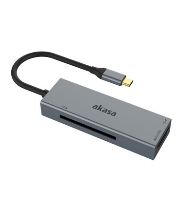 AKASA USB 3.2 Type-C čtečka karet