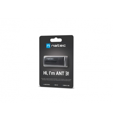 Natec ALL in One čtečka karet MINI ANT USB 2.0, M2/microSD/MMC/Ms/RS-MMC/SD/T-Flash