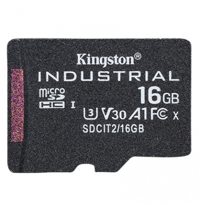 Kingston Industrial/micro SDHC/16GB/100MBps/UHS-I U3 / Class 10