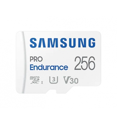 Samsung PRO Endurance/micro SDXC/256GB/100MBps/UHS-I U3 / Class 10/+ Adaptér