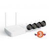 Tenda K4W-3TC - bezdrátový Wi-Fi kamerový set 2K (3MP), NVR + 4x IP kamera s LED, CZ aplikace