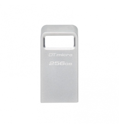 Kingston DataTraveler Micro/256GB/USB 3.2/USB-A/Stříbrná