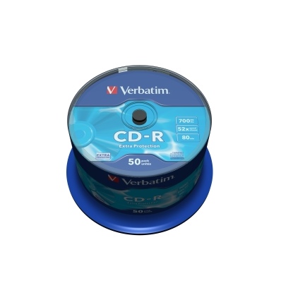 VERBATIM CD-R(50-Pack)Spindl/52x/700MB