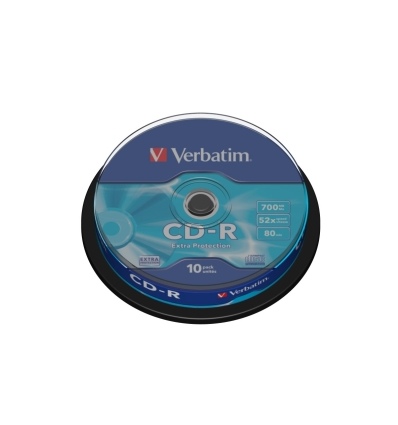 VERBATIM CD-R(10-Pack)Spindl/52x/700MB