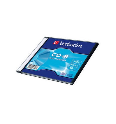 VERBATIM CD-R 700MB, 52 Extra Prot. Slim Box