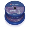 VERBATIM DVD+R(50-Pack),Spindl/MattSlvr/16x/4.7GB