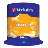 VERBATIM DVD-R(100-Pack)Spindl/MattSlvr/16x/4.7GB