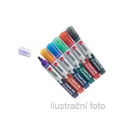 Popisovač NOBO 3-in-1 LIQUID INK tenký, mix