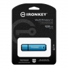 Kingston IronKey Vault Privacy 50/128GB/USB 3.2/USB-A/Modrá